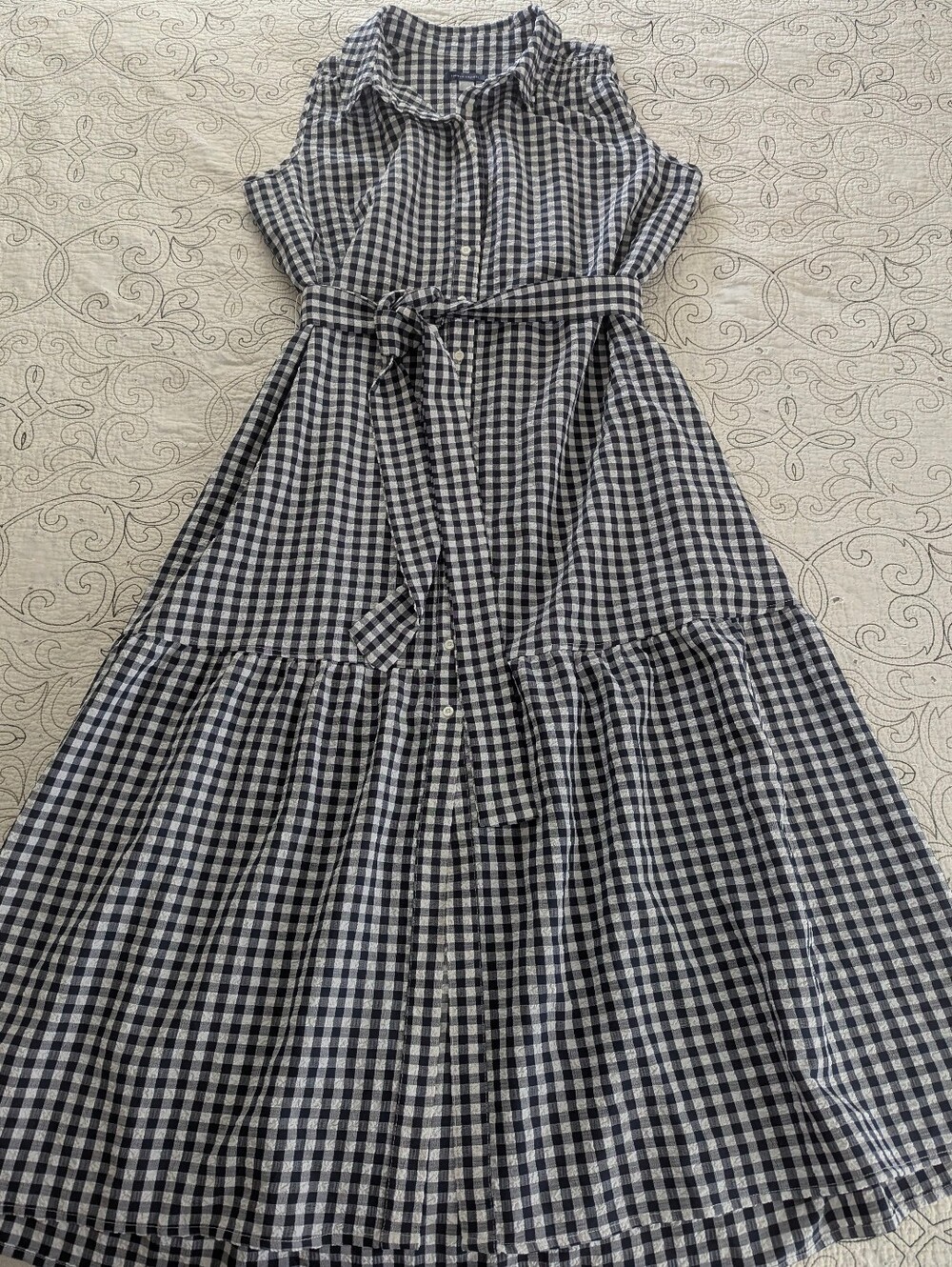 Tommy Hilfiger Gingham Maxi Dress